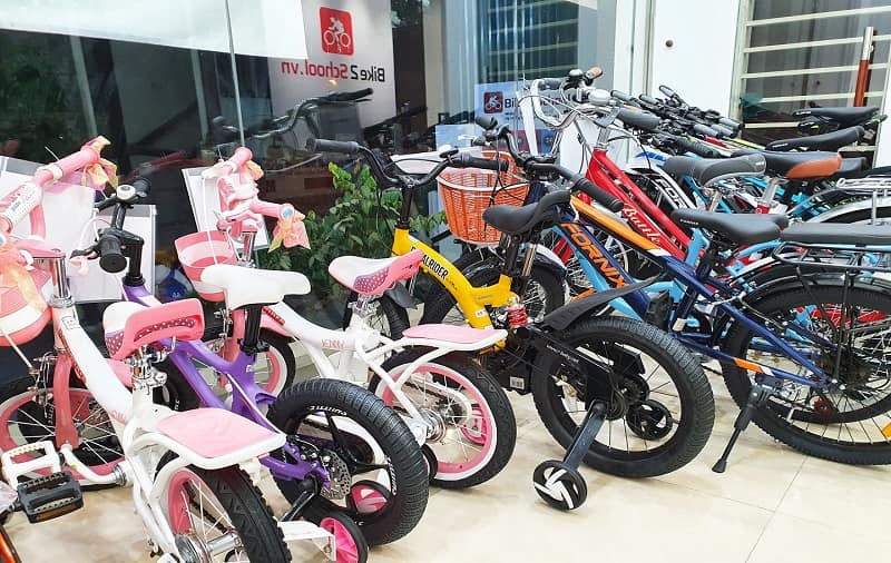 Top những cửa hàng bán xe đạp trẻ em từ 6-11 tuổi lớn nhất Đà Nẵng