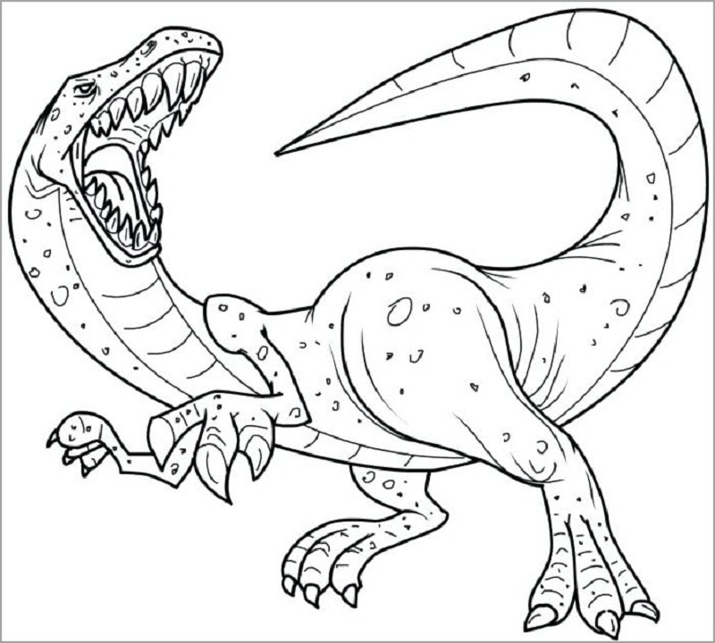 Chi tiết 64 về tô màu khủng long bạo chúa hay nhất  trieuson5